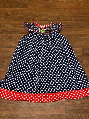 Lil Cactus Smocked Dress School ABC’s 123’s Size 4t